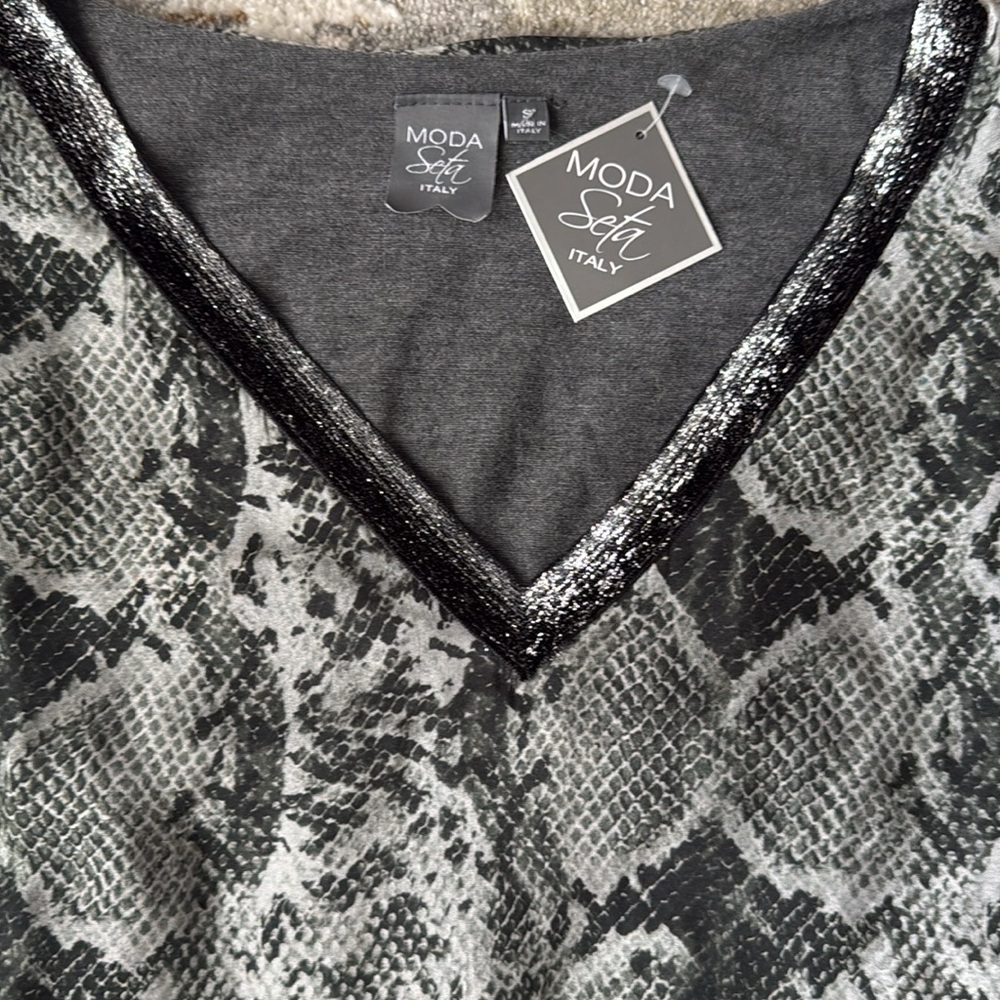 NWT Moda Seta Top - Picture 3 of 9